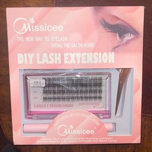 NWT DIY Eyelash Extension Kit, Missicee Eyelash Clusters Kit